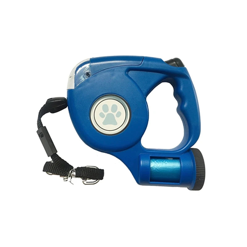 LED Dog Lead with Bag Storage