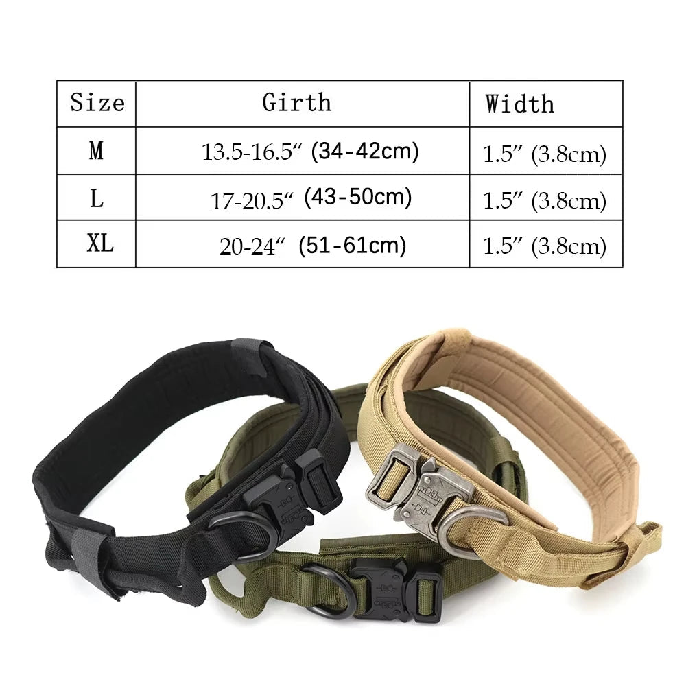 Adjustable Dog Collar with Control Handle