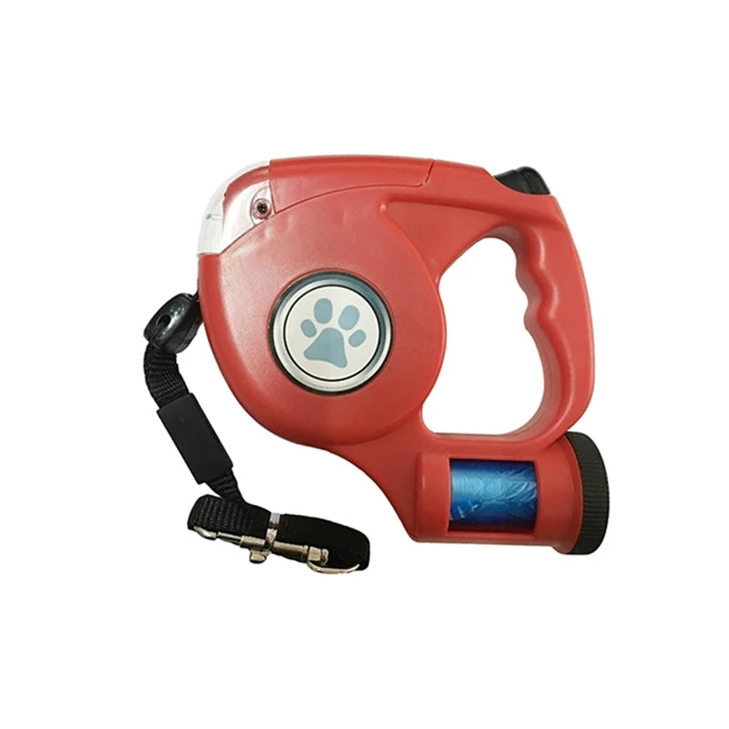 LED Dog Lead with Bag Storage