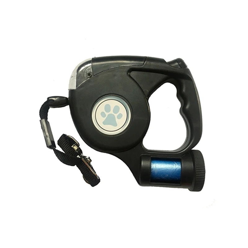 LED Dog Lead with Bag Storage